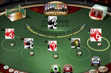 Premier Multi-Hand Euro Bonus Blackjack Gold Microgaming